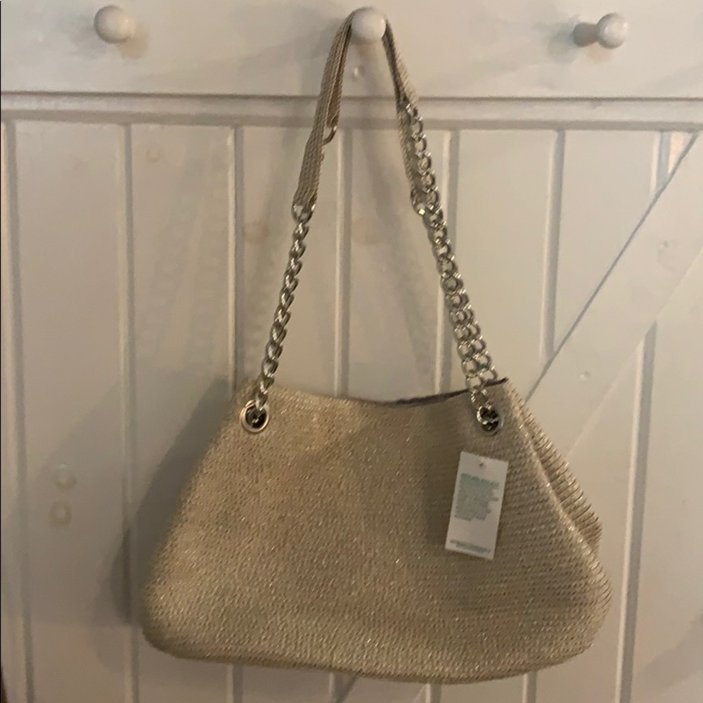 ❤️Straw Silvertone Bag😍 $Dropped🥰